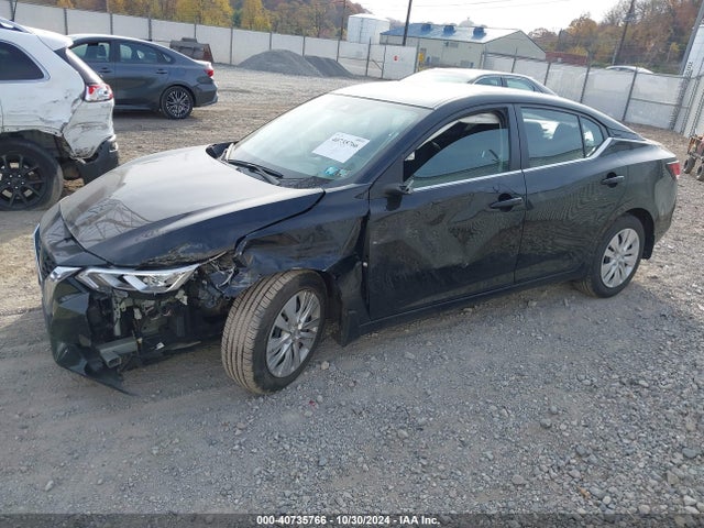 Nissan Sentra S Xtronic Cvt 2022 3N1AB8BV4NY280611 Image 2