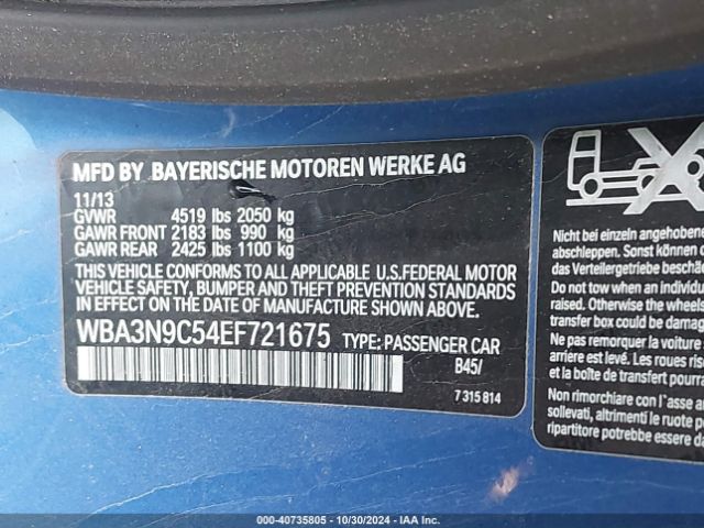 WBA3N9C54EF721675 BMW 428i Xdrive