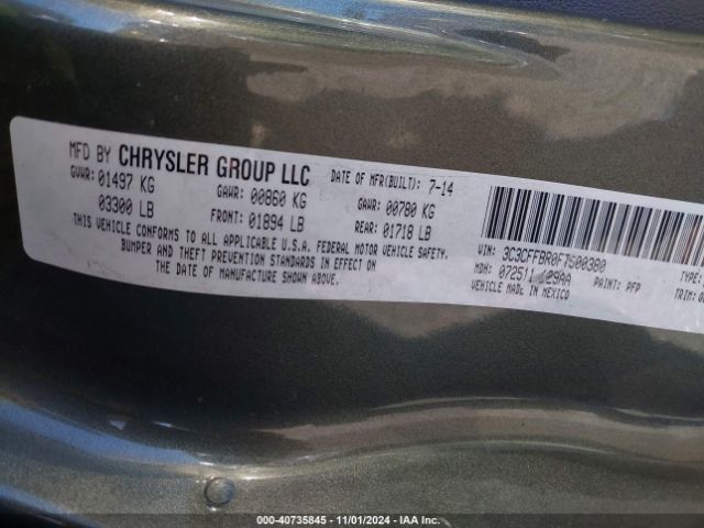 2015 FIAT 500 3C3CFFBR0FT500380 Photo 8