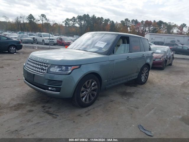 SALGS2FKXHA357391 Land Rover Range Rover 3.0l V6 Turbocharged Diesel Hse Td6