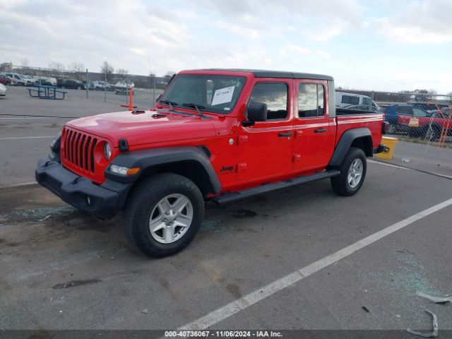 1C6JJTAG1LL132998 Jeep Gladiator Sport S 4x4