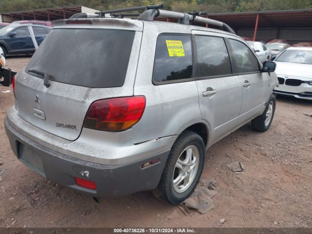 2003 MITSUBISHI OUTLANDER JA4LX31G730117622 Photo 3