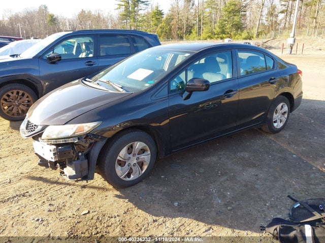 Honda Civic Lx 2014 2HGFB2F51EH547964 Image 2