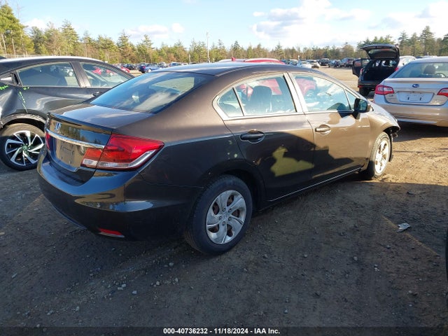 Honda Civic Lx 2014 2HGFB2F51EH547964 Image 4