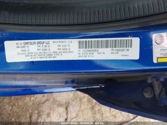 1C3CDZAB4EN238518 Dodge AVENGER SE