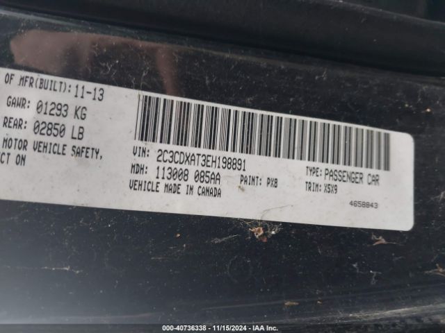 2014 DODGE CHARGER 2C3CDXAT3EH198891 Photo 8