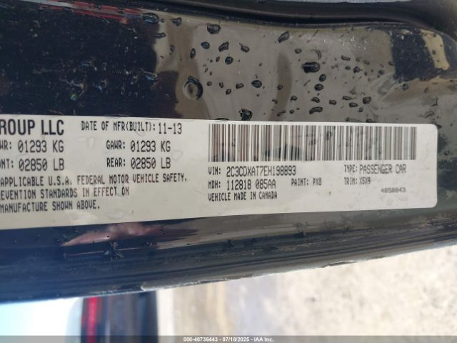 2014 DODGE CHARGER 2C3CDXAT7EH198893 Photo 8