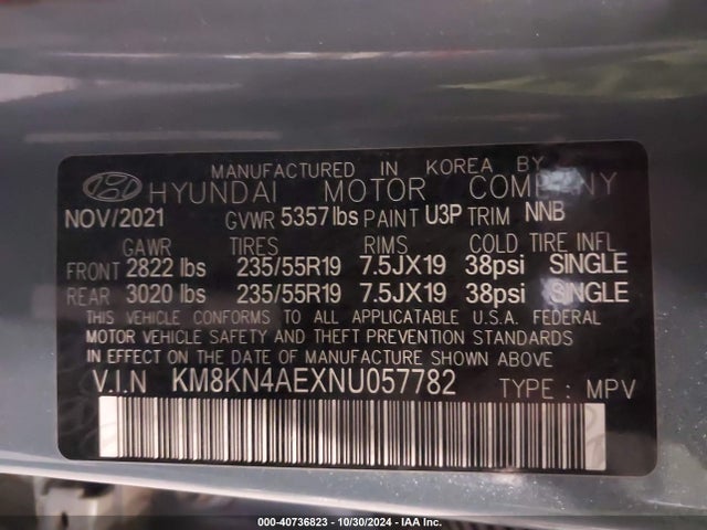Hyundai Ioniq 5 Sel 2022 KM8KN4AEXNU057782 Image 9