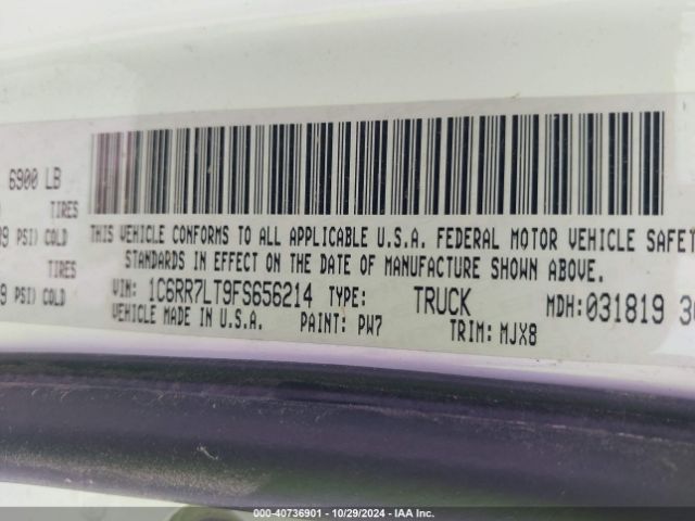 1C6RR7LT9FS656214 RAM 1500 Lone Star