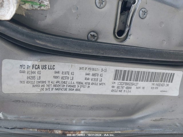 Dodge DART SXT 2016 1C3CDFBB0GD564127 Image 9