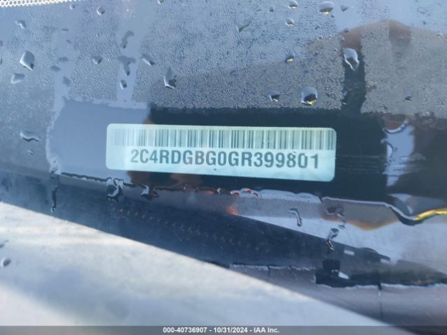 2C4RDGBG0GR399801 Dodge Grand Caravan Se Plus