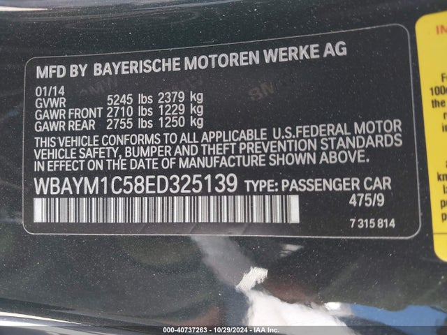 WBAYM1C58ED325139 BMW 650i Xdrive