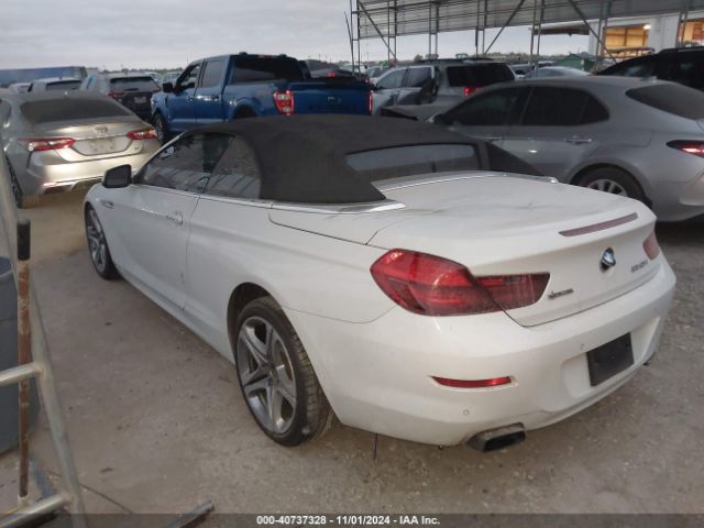 2013 BMW 650I WBAYP9C52DDW21455 Photo 2