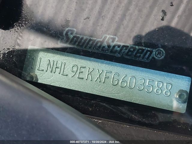 1LNHL9EKXFG603588 Lincoln MKS