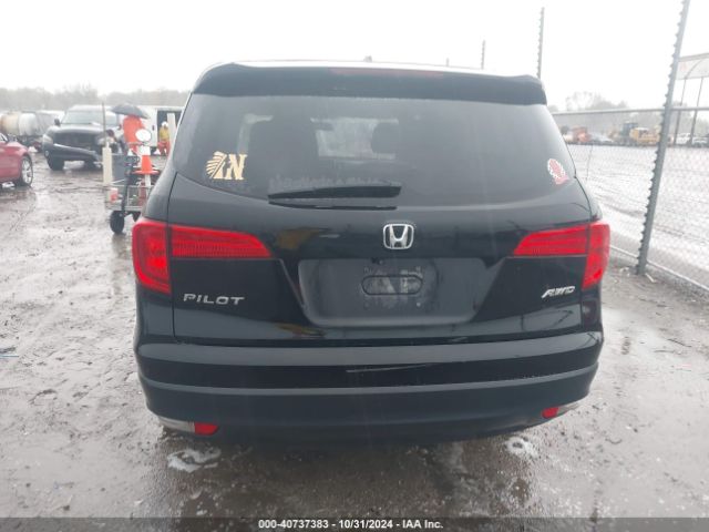 5FNYF6H31GB083291 Honda Pilot Ex