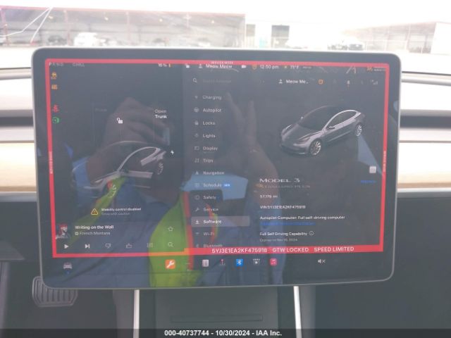 5YJ3E1EA2KF475918 Tesla Model 3 Long Range/mid Range/standard Range/standard Range Plus