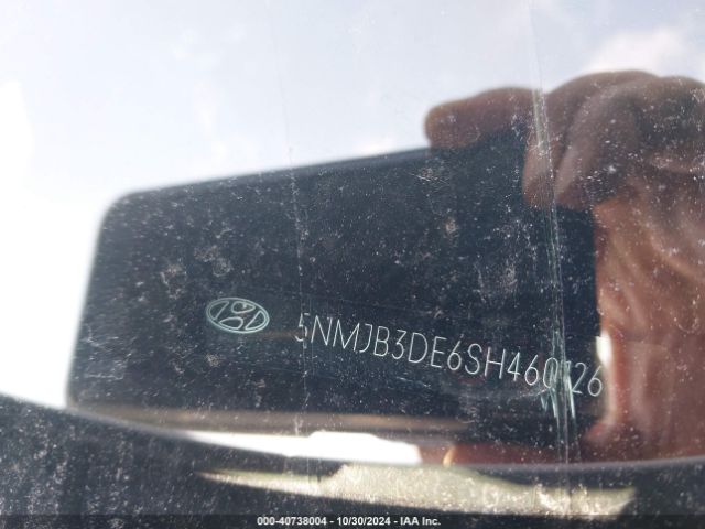 5NMJB3DE6SH460126 Hyundai TUCSON SEL