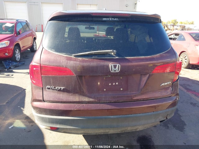 Honda Pilot Ex-l 2016 5FNYF6H51GB082613 Image 16
