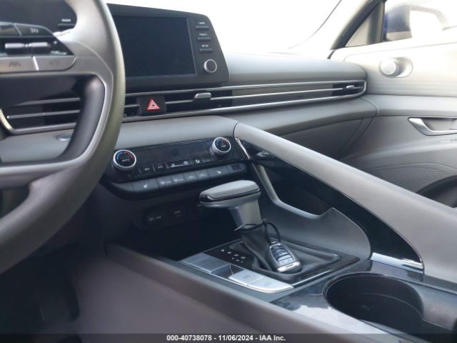 KMHLM4AJ1PU088345 Hyundai Elantra Hybrid Blue
