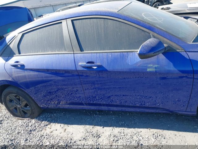 KMHLM4AJ1PU088345 Hyundai Elantra Hybrid Blue