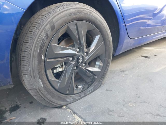 KMHLM4AJ1PU088345 Hyundai Elantra Hybrid Blue