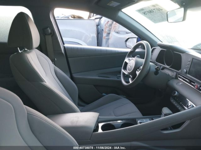 KMHLM4AJ1PU088345 Hyundai Elantra Hybrid Blue