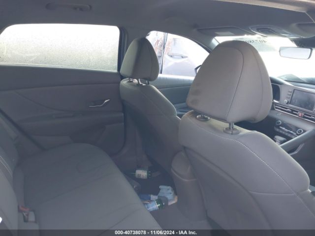 KMHLM4AJ1PU088345 Hyundai Elantra Hybrid Blue