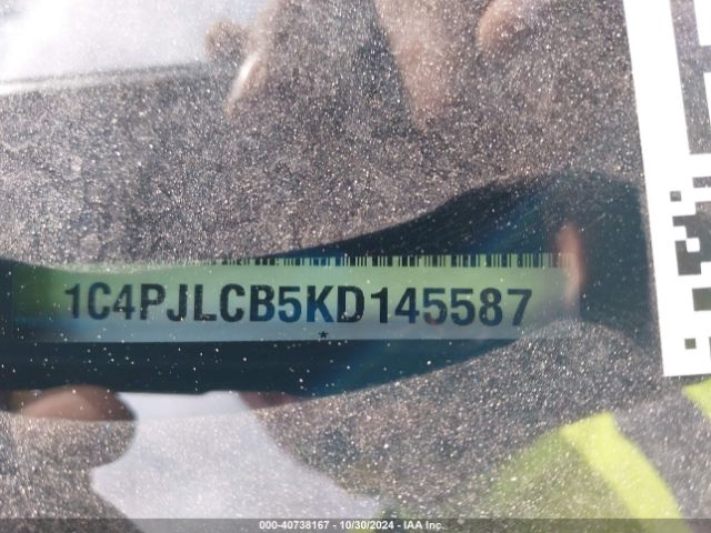 1C4PJLCB5KD145587 Jeep Cherokee Latitude Fwd
