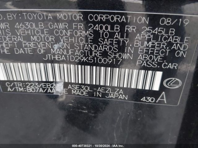 JTHBA1D29K5100917 Lexus IS 300