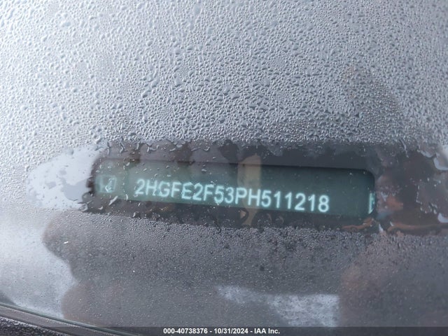 Honda Civic Sport 2023 2HGFE2F53PH511218 Image 9