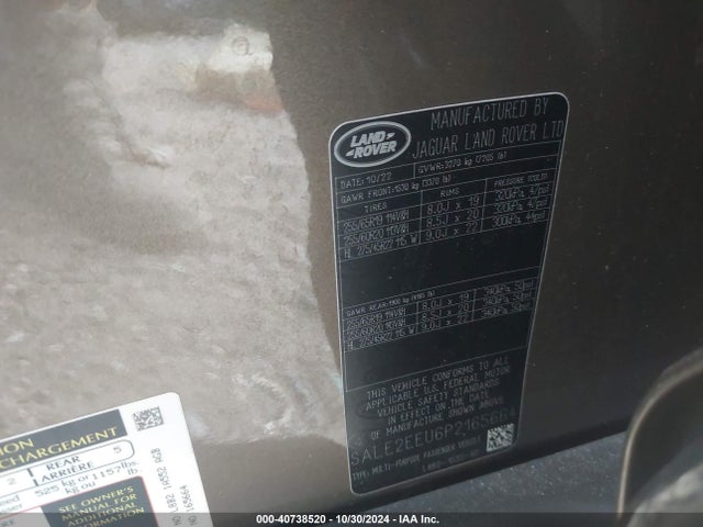 SALE2EEU6P2165664 Land Rover Defender 110 X-dynamic Se