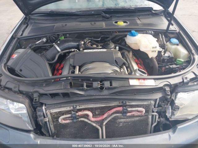 2005 AUDI S4 WAUPL68E45A020856 Photo 9