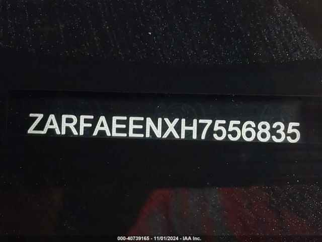 ZARFAEENXH7556835 Alfa Romeo Giulia Ti Awd
