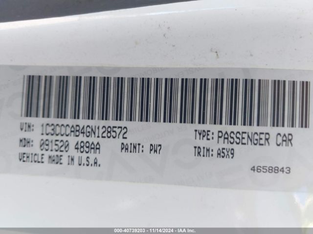 1C3CCCAB4GN128572 Chrysler 200 Limited