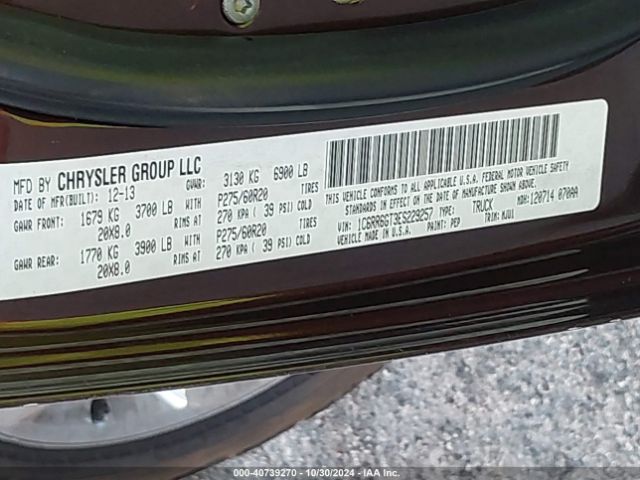 1C6RR6GT3ES229257 RAM 1500