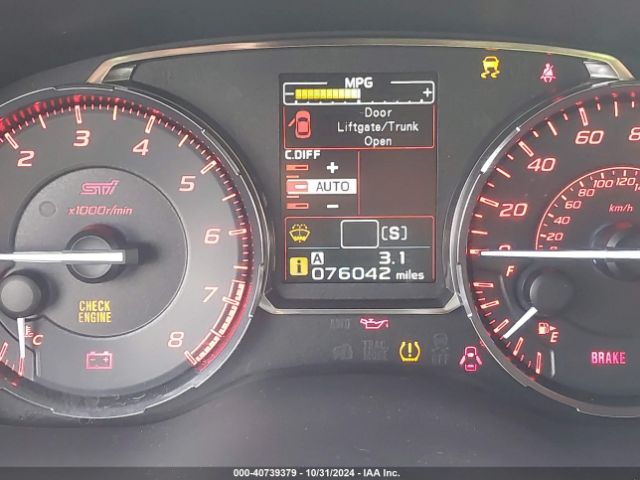 JF1VA2L6XF9802970 Subaru Wrx Sti