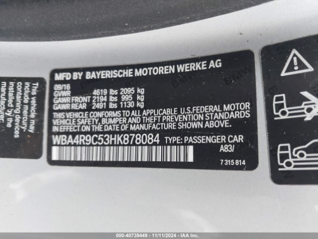 WBA4R9C53HK878084 BMW 430i Xdrive