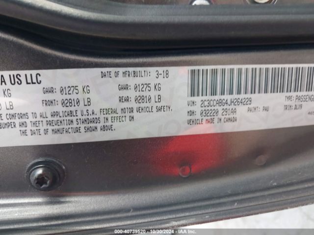 2C3CCABG4JH264229 Chrysler 300 300s