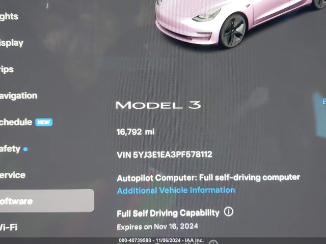 2023 TESLA MODEL 3 5YJ3E1EA3PF578112 Photo 6