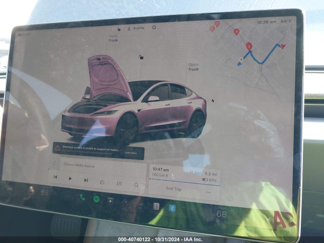 Tesla Model 3 Rear-wheel Drive 2024 5YJ3E1EA6RF740608 Image 18