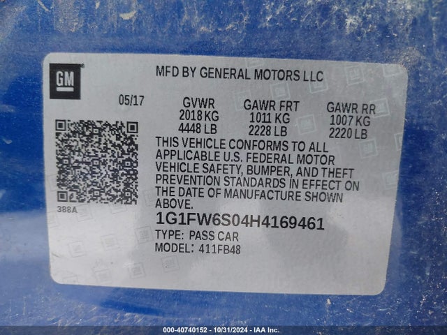 Chevrolet BOLT EV LT 2017 1G1FW6S04H4169461 Image 9