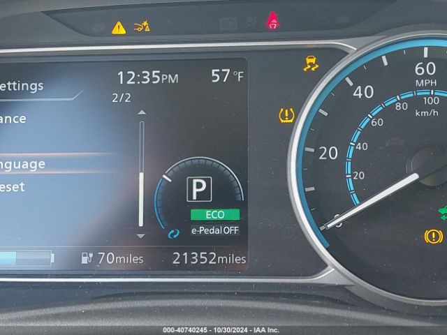 1N4AZ1BV2PC556723 Nissan Leaf S 40 Kwh