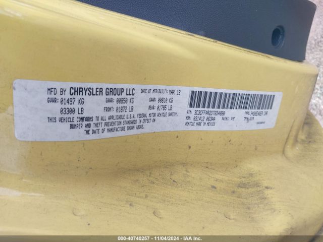 2013 FIAT 500 3C3CFFAR2DT654880 Photo 8