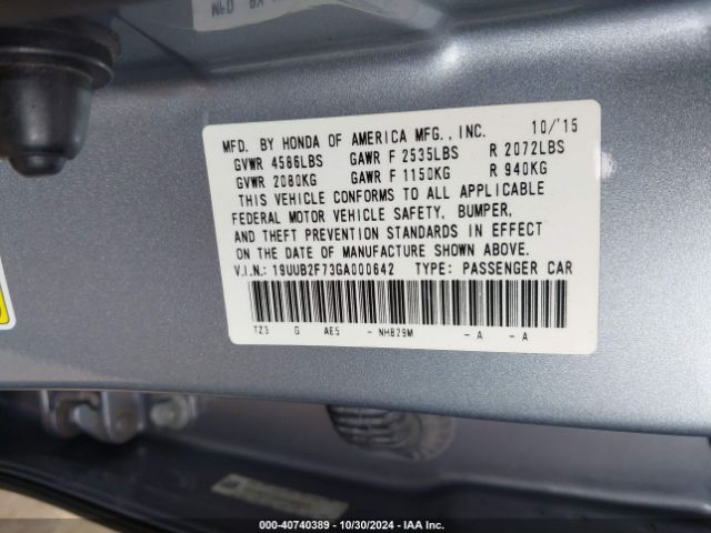 19UUB2F73GA000642 Acura Tlx V6 Advance