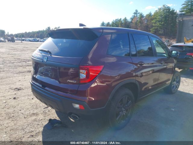 5FNYF8H50MB019929 Honda Passport Awd Ex-l