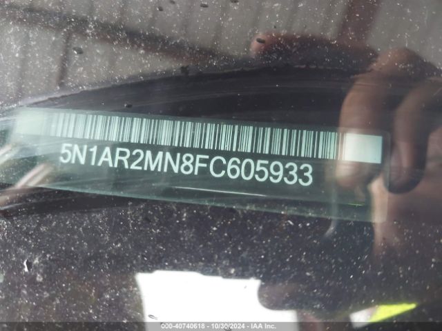 5N1AR2MN8FC605933 Nissan Pathfinder Sl