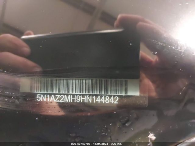 5N1AZ2MH9HN144842 Nissan MURANO SL
