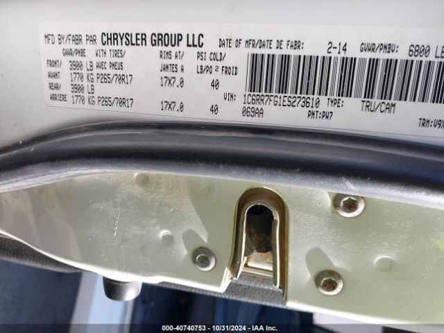 1C6RR7FG1ES273610 RAM 1500 St