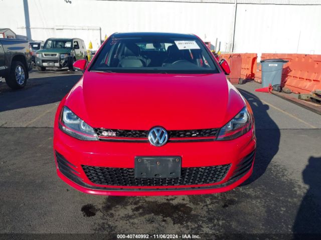3VW547AU4GM052725 Volkswagen Golf Gti Se W/performance Package 4-door