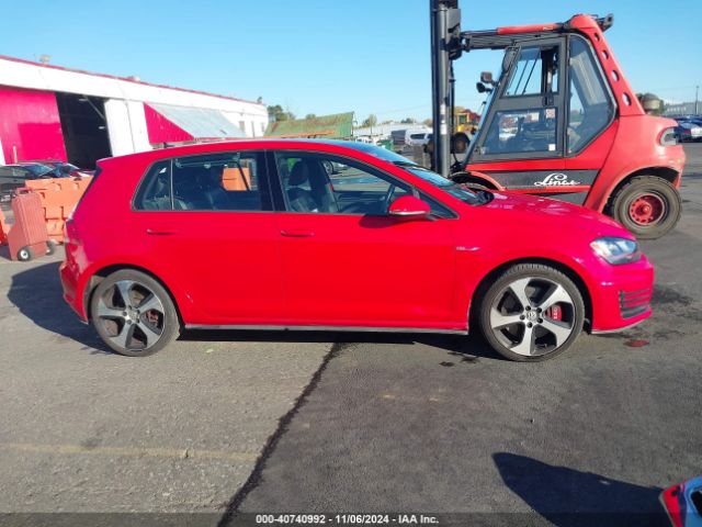3VW547AU4GM052725 Volkswagen Golf Gti Se W/performance Package 4-door